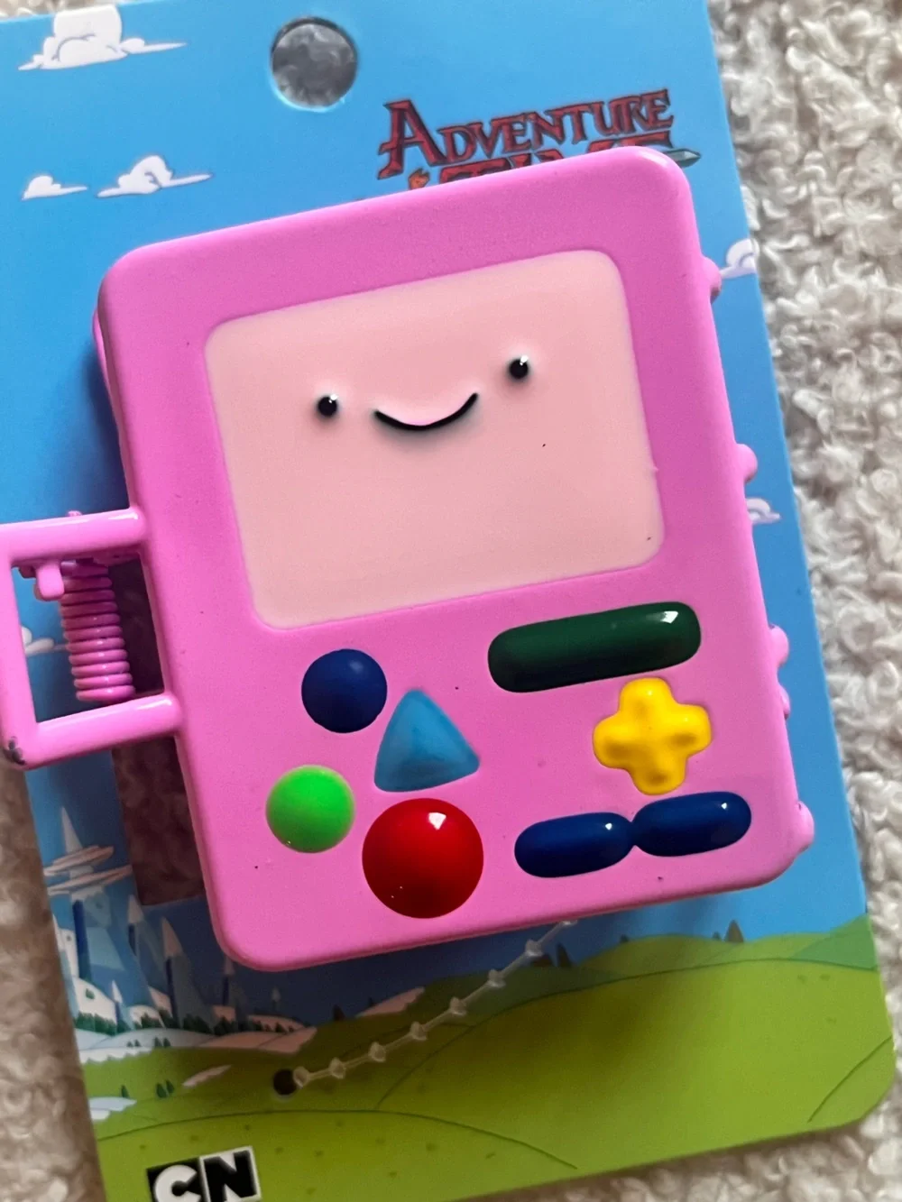 🎉🎉Adventure Time Pink BMO Claw Hair Clip